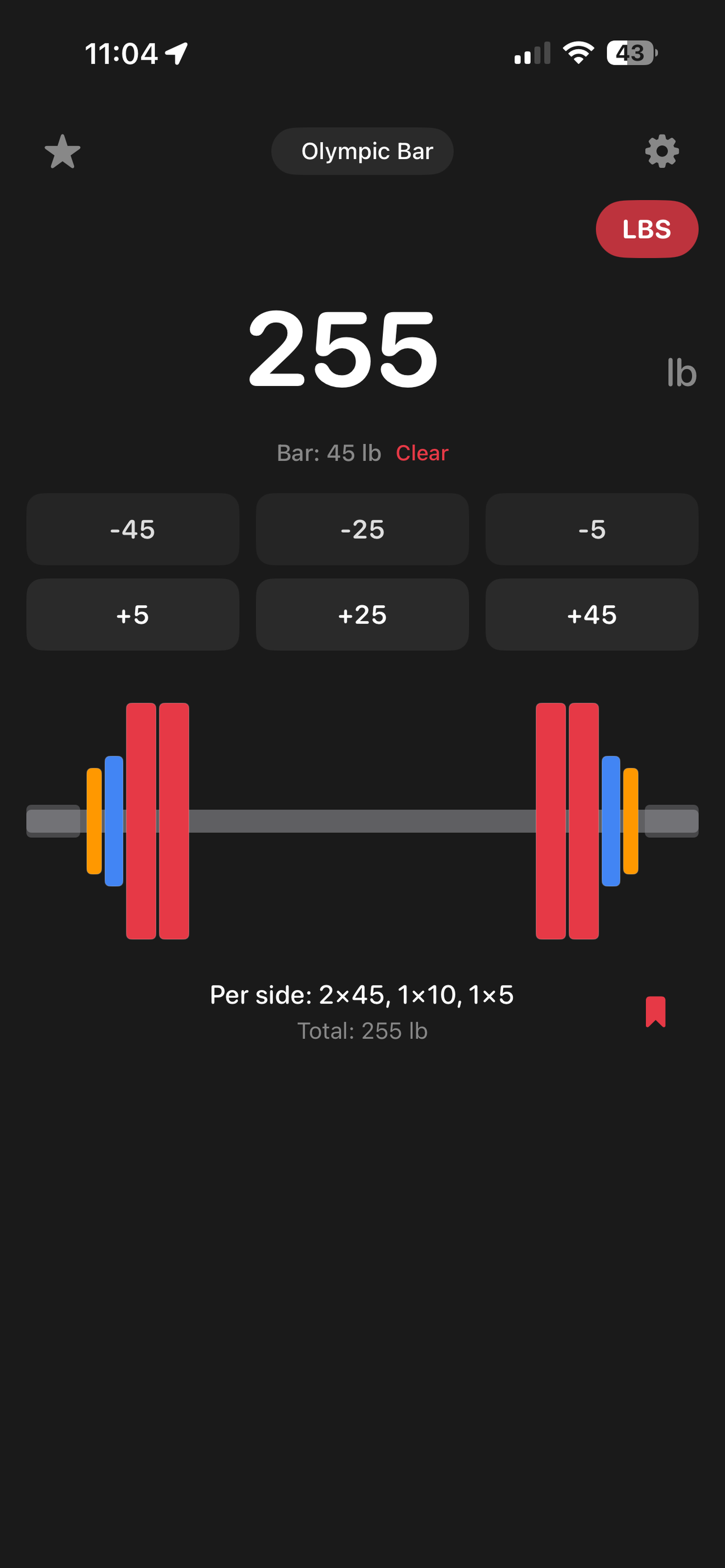 Heavy weight calculation with full plate layout